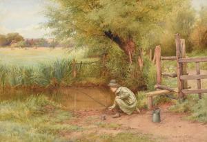 WILSON Charles Edward 1854-1941,The Rustic Angler,Tennant's GB 2023-07-15