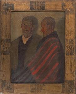 WILSON Claggett,Portrait of two gentlemen,Eldred's US 2015-04-04
