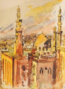 WILSON Cyril 1911-2003,Mosque of Sultan Hussein, Cairo,1945,Rosebery's GB 2022-05-05