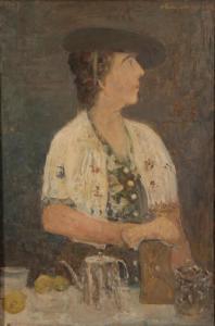 WILSON David Forrester 1873-1950,A portrait of a woman half-length,Duke & Son GB 2022-10-13