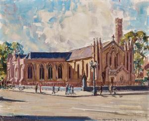 WILSON Dora Lynnell 1883-1946,St Francis's Old Cathedral,1944,Menzies Art Brands AU 2023-11-29