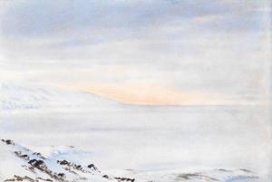 WILSON Edward Adrian 1872-1912,The Slopes of Ferrar & Pram Point - from Crater Hi,Bonhams 2020-02-26