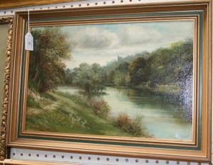 WILSON F 1900-2000,River Landscapes,1910,Tooveys Auction GB 2011-10-05