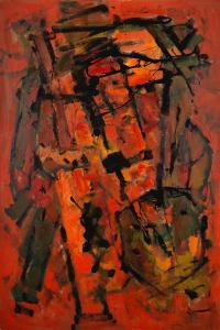 WILSON Frank Avray 1914-2008,Untitled (Red and Orange),1992,Bonhams GB 2023-03-22