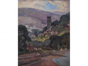 WILSON j.w,Impressionistic view of a church on a hillside abo,Andrew Smith and Son GB 2009-02-24