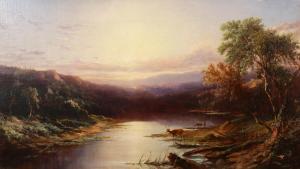 wilson jeremiah 1824-1899,Luminous landscape,1866,Butterscotch Auction Gallery US 2019-07-21