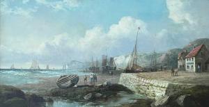 WILSON John 1774-1855,Boats idle at low-tide,David Lay GB 2024-01-18