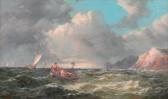 WILSON John 1774-1855,Fishing Off The Coast on a Breezy Day,Elder Fine Art AU 2010-08-15