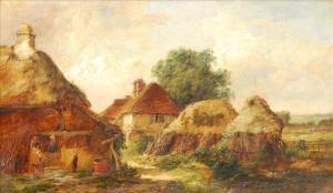 WILSON John J 1838-1903,Cottages in asummer landscape,Dreweatt-Neate GB 2010-06-30