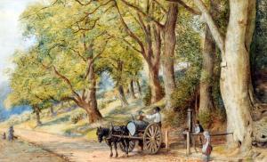 WILSON John J 1838-1903,Fetching Water From the Well,Rowley Fine Art Auctioneers GB 2013-09-03