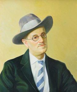 WILSON John,PORTRAIT OF JAMES JOYCE,Ross's Auctioneers and values IE 2019-10-09