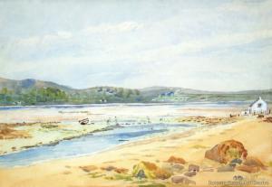 WILSON Kate 1800-1800,Coastal Scene, Anglesey, North Wales,International Art Centre NZ 2007-11-27