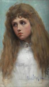 WILSON Oscar 1867-1930,Portrait of a girl,19th Century,Bonhams GB 2022-03-09