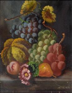 WILSON P,Still Life with Fruit,19th  century,Mellors & Kirk GB 2022-02-08