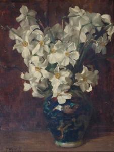 WILSON Peter MacGregor 1856-1928,FLOWERS IN AN ORIENTAL VASE,Great Western GB 2021-09-22