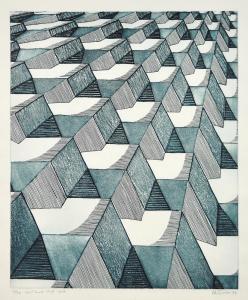 WILSON RYCKMAN Pamela 1954,Unit and Step Grid,1977,Elder Fine Art AU 2020-05-05