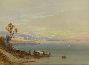 WILSON T,Middle Eastern Coastal scene,1886,David Duggleby Limited GB 2021-05-01