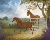 WILSON Thomas Freebairn,A mare and foal by a five bar gate,1824,Christie's GB 2005-11-29