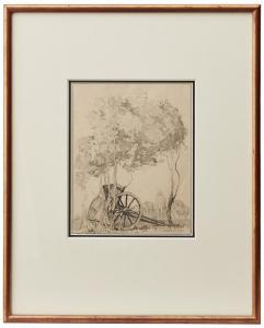 WILSON William Hardy 1881-1955,(The Old Cart),Leonard Joel AU 2022-09-13