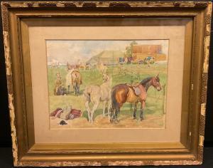 WILSON Winifred 1882-1973,The Gymkhana,Bamfords Auctioneers and Valuers GB 2022-09-01