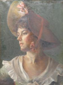 WILTON C,Girl in a bonnet,Ewbank Auctions GB 2007-09-20