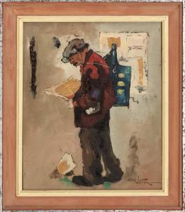 WILTON C.H,Man reading a French newspaper,Eldred's US 2019-09-21