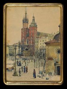 WILTSCH Richard,CRACOW OLD SQUARE,1916,Agra-Art PL 2013-12-08