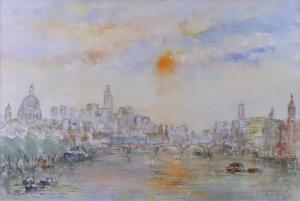WILTSHIRE John 1974,The City, London,Bellmans Fine Art Auctioneers GB 2019-02-13