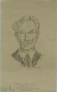 WIMMER Fritz 1879-1960,Porträt des Prof. Franz Dannehl,Georg Rehm DE 2018-07-12
