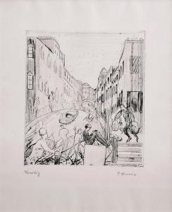WIMMER Paula 1876-1971,Ansichten von Venedig bzw. Florenz,Scheublein Art & Auktionen DE 2023-05-12