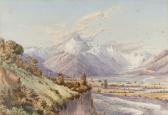 WIMPERIS Jenny,View of a New Zealand coastline, possibly Dunedin ,1880,Woolley & Wallis 2021-08-11