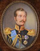 WINBERG Ivan 1825-1845,Portrait miniature of the Russian emperor Alexande,1850,Zezula CZ 2016-12-10