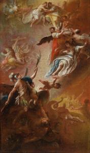 WINCK Chrysostomus J,Der Triumph des Erzengels Michael über den Satan,Palais Dorotheum 2014-10-21