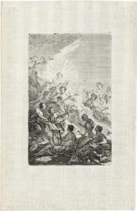 WINCK Johann Christian Th 1738-1797,Apoll auf dem Parnass von den neun Musen ,1768,Galerie Bassenge 2023-06-07