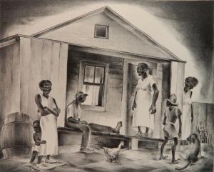 Winckler Katherine 1898-1976,African American Cabin Scene,Rachel Davis US 2017-12-10