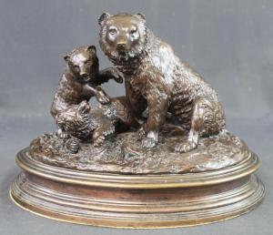 WINDER RUDOLPH 1842-1900,a family of bears,1877,Peter Francis GB 2017-09-20