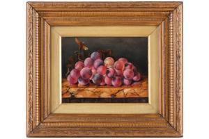 WINDER W.,still life of grapes on marble,19th century,Dawson's Auctioneers GB 2023-04-27