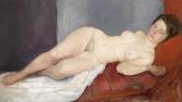 WINDHAGER Franz 1879-1959,Reclining Female Nude,1939,Palais Dorotheum AT 2011-06-21