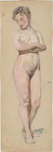 WINDHAGER Franz 1879-1959,Stehender weiblicher Akt,Galerie Bassenge DE 2020-11-25