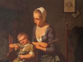 WINGEN C,Mother Feeding Her Child,1851,Auctionata DE 2014-04-10