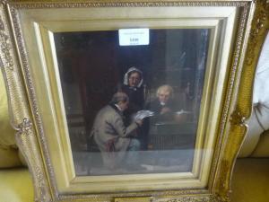 wingfield,Figures in an interior scene,Lawrences of Bletchingley GB 2009-07-14