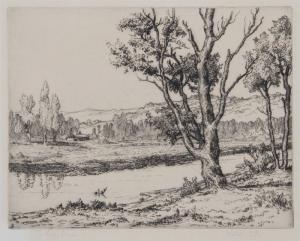 WINHOLTZ T(homas) 1877-1966,The Lazy Stream,1945,Ro Gallery US 2019-01-31