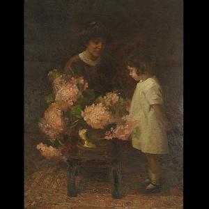 WINIFRED CLEMENT SMITH 1872-1963,he Flower Arrangement,Auctions by the Bay US 2013-06-07