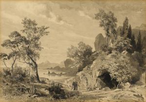 WINKLER OLOF 1843-1895,Hermes und Persephone am Eingang zur Unterwelt,Van Ham DE 2013-11-15
