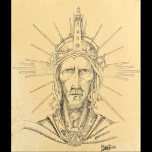 WINKLER Othmar 1909-1999,Il volto di Cristo Re,1953/54,Von Morenberg IT 2014-04-12