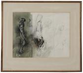 WINSLOW POTTER Mark 1925-1995,Study of Linda,1964,Brunk Auctions US 2013-08-25