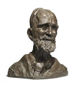 WINSTON Claire 1882-1944,Bust of George Bernard Shaw,1919,Christie's GB 2018-12-13