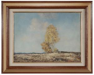 WINTER Alexander Charles 1887-1969,Birch Tree Stand,Brunk Auctions US 2018-12-06