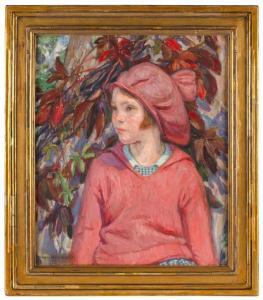 WINTER Alice Beach 1877-1970,Portrait of a young girl,Eldred's US 2024-03-13
