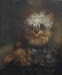 WINTER 1900-1900,Half length portrait of a dog,1853,Mallams GB 2016-09-08